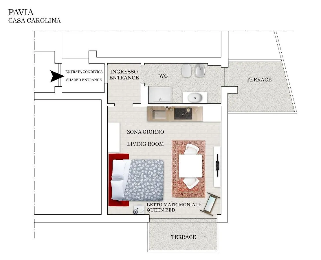 City Center - Luigi&Carolina Apartments - By Host4U Pavia 0*,